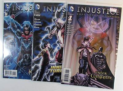 #ad Injustice Gods Among Us Lot of 3 #7Year Three 1Five 7 DC 2013 Comics $6.71