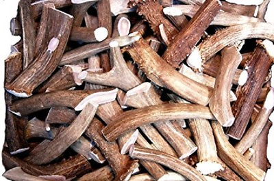 Antler dog Chews Premium Deer Antler Pieces by The Pound Free Shipping US Seller $37.59