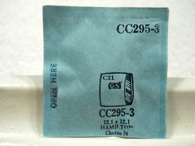 #ad GS CC295 3 Watch Crystal Fit Hamilton Charm N F89 4 12.1 x 12.1 mm Replacement $15.95