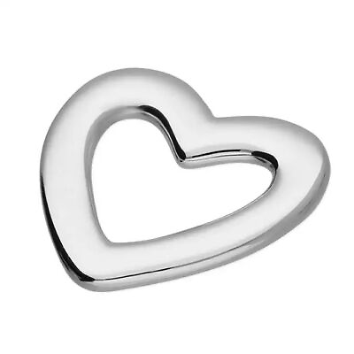 #ad Outline Heart Sterling Silver $33.76