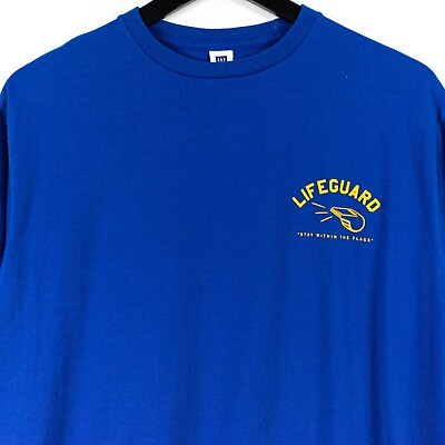 #ad Y2K GAP Lifeguard T Shirt Size Small $10.48