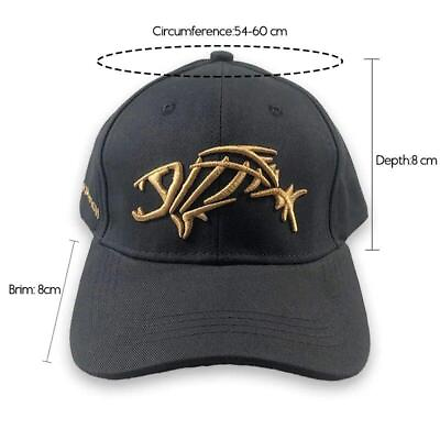 #ad Fish Cap Bone Skeleton Baseball Adjustable Sun Embroidery Cotton Hat Men Cap New $9.99