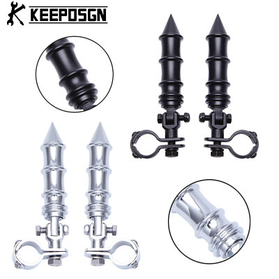 #ad 1 1 4quot; Motorcycle Highway Foot Pegs Clamps For Touring Road King Street Glide $32.59