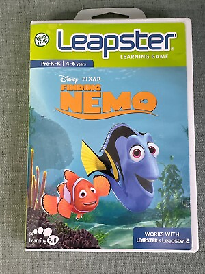#ad Leapster Finding Nemo Leapfrog Learning Educational Fun Video Game Play amp; Learn $8.00