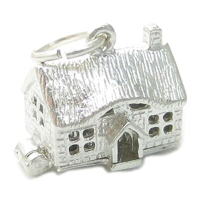 #ad Opening Cottage sterling silver charm .925 x 1 Cottages charms C $51.99