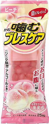 #ad Kobayashi Breath Care Chewing type Peach 25 tablets Breath Refreshing from Japan $9.00