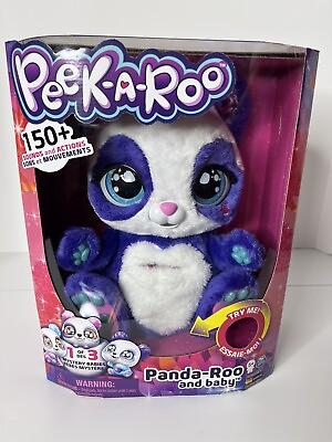 #ad *NEW* Peek A Roo Panda Interactive Pouch With Mystery Baby $45.00