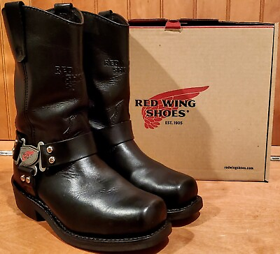 #ad Red Wing 969 Motorcycle Boots Size 7.5D Soft Toe $239.99