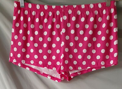 #ad Disney Pink Lounge Pajama Shorts Unisex Women#x27;s X Large 34 40 quot; Waist $18.99