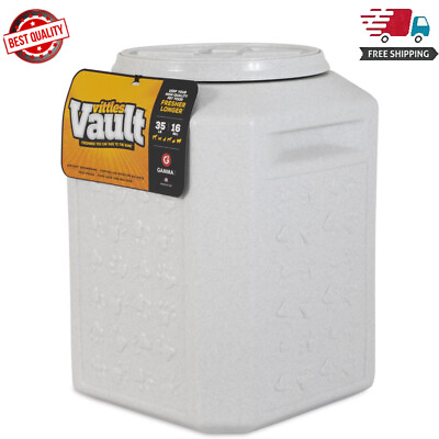 #ad Vittles Vault Pet Food Storage Container Airtight Pest proof W Scoop 35 Pound $63.96