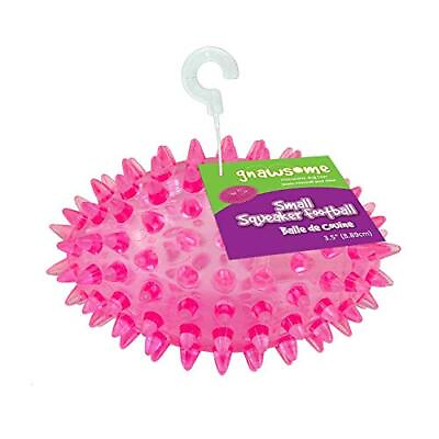 #ad 3.5” Spiky Squeaker Football Dog Toy Cleans Teeth and Good Dental and Gum $6.89