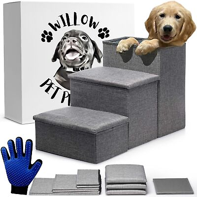 #ad 24 inch Dog Stairs for High Beds Up to 32 inch Foldable Pet Steps for Large $119.79