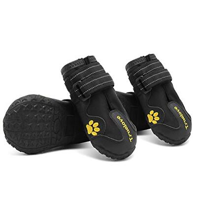 #ad MOKCCI Truelove Dog Boots Waterproof Shoes with Reflective Straps for S M L Dog $46.61