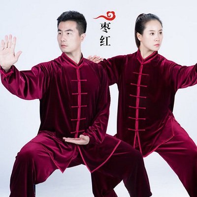 #ad NEW Winter Thickened Tai Chi Clothing Women#x27;s Men#x27;s Velvet Martial Arts Clothing $115.06