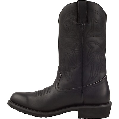 #ad DURANGO FARM #x27;N#x27; RANCH BLACK WESTERN BOOT FR100 Men#x27;s Brand New Leather Size 7D $139.99