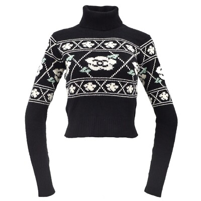 #ad Chanel Sweater Black 95A #40 79947 $2880.00
