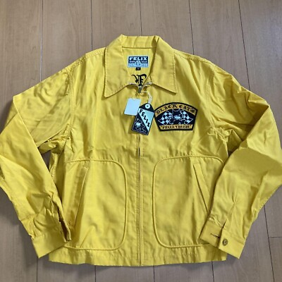 #ad The Real Mccoy#x27;S Felix Cat Jacket Mens Size M Unused From Japan Vintage Yellow $399.00