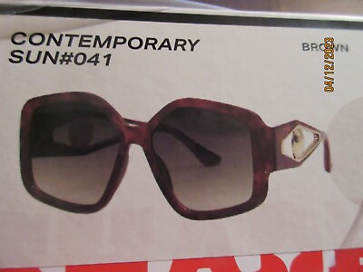 #ad #ad Brand New in Box MAD SHADE Designer Sunglasses Contemporary SUN S 41 Brown $7.55