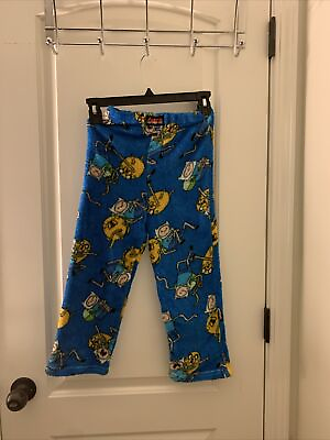 #ad 1 Pc Cartoon Network Adventure Time Boys Fleece Pajama Pants Choose Your Size $29.14