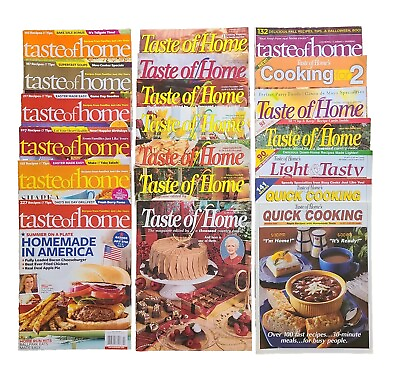 #ad 20 Taste of Home Cooking Magazine Lot Recipe Collectors Editions Vtg 1998 2013 $19.98