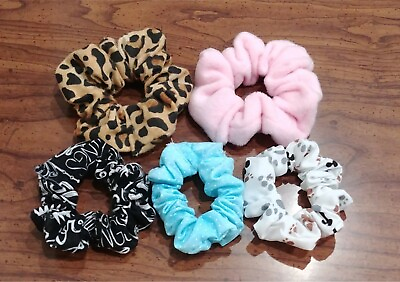 #ad Handmade Scrunchies Various Patterns and Colors $5.00