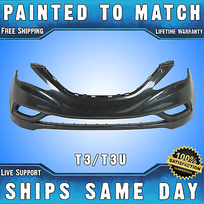 #ad NEW *Painted T3 Pacific Blue* Front Bumper Cover for 2011 2013 Hyundai Sonata $320.99