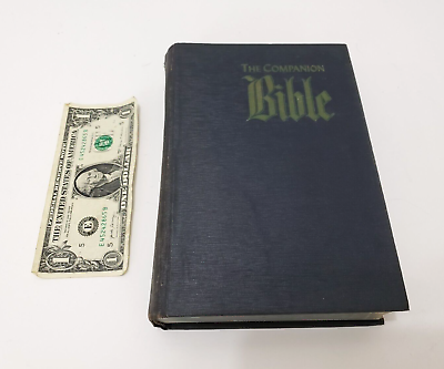 #ad The Companion bible Authorized KJV by William Cocke 1951 Winston Shortened $19.03