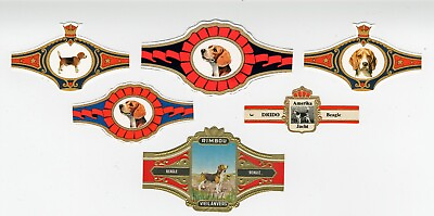 BEAGLE COLLECTION OF DOG COLLECTABLE amp; DUTCH CIGAR BANDS GBP 1.99