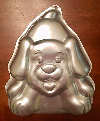 #ad Awesome 2002 Wilton Industries 2105 2064 Playful Pup Puppy Dog Cake Pan Used $19.96