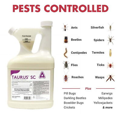 #ad 20 oz Taurus SC Insecticide Termite Ant Roach Bed Bug Flea Generic Termidor $76.95