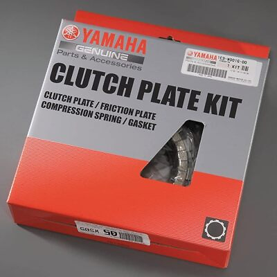 #ad New OEM Genuine Yamaha Clutch Plate Kit 1C3 W001G 00 00 $117.23