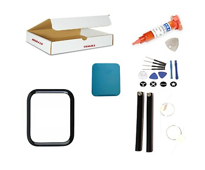 #ad Screen Repair Kit Fit Apple Watch Series 4 44mm Front Glass Lens Replacement $17.00
