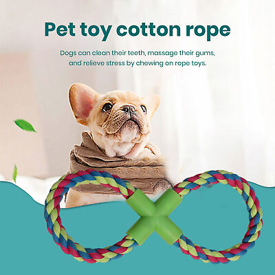 #ad Chewing Toy for Small Dogs Outdoor Dog Durable Rope Medium to Breeds Tug of War $8.68