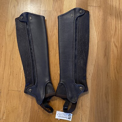#ad NEW Tredstep Deluxe half chaps 13 16 Brown $75.00