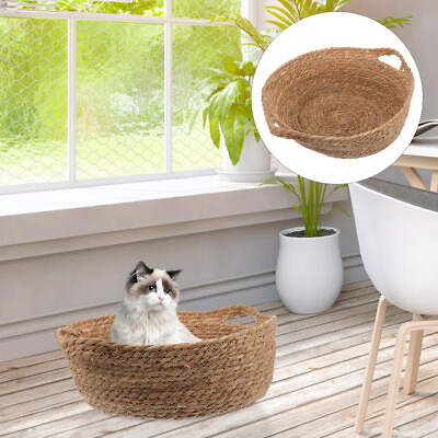 #ad Wicker Pet Bed for Small Animals Washable amp; Fun HZ $12.49