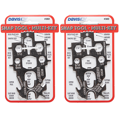 #ad Davis Instruments Stainless Steel Snap Tool 2 Pack Pocket Sized Multi Key for $30.98