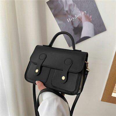 #ad Leather Handbag Shopping Travel Shoulder Messenger Bag Female Fashion Crossbody $64.69