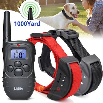 Waterproof 1000 Yard Dog Shock Training Collar Pet Trainer Remote For S M L Dog $31.99
