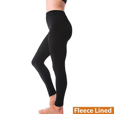 #ad Women#x27;s Winter Warm Fleece Lined Legging Thick Full Length Slim Thermal Pants $8.95