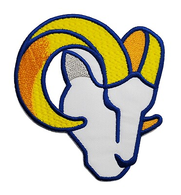 #ad Los Angeles Rams NFL Football Embroidered Iron On Patch New Logo 3quot; x 2.75quot; $8.49