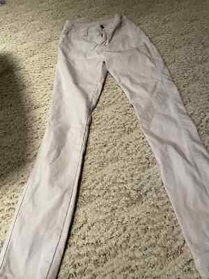 #ad Lover brand fashion stretch off white pants size M $9.99