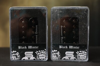 #ad Seymour Duncan Black Winter Guitar Trembucker Humbucker Pickup Set Black $218.00