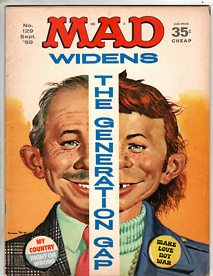 #ad #ad Mad Magazine #129 Fine Condition $9.00