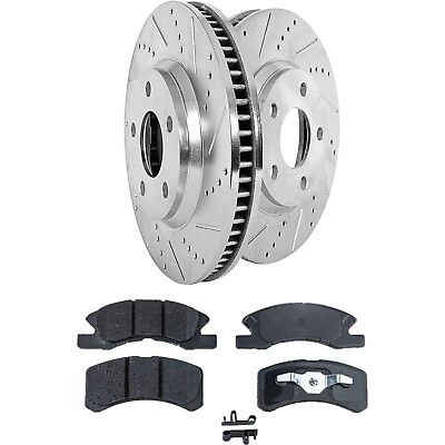 #ad Sure Stop KIT 090821 554 2 Wheel Set Brake Discs And Pad Kit Front for Mirage $145.35