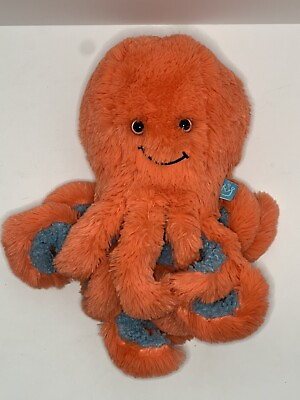 #ad Manhattan Toys 12quot; Octopus Coral amp; Blue Plush Soft amp; Cuddly $16.99