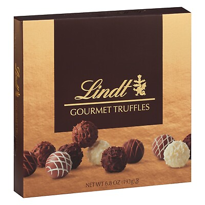 #ad lindt Gourmet Chocolate Truffles Gift Box Christmas Chocolate for Gifting 12 C $18.99