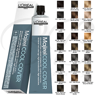 #ad L#x27;OREAL Professional Majirel Permanent Cool Cover Hair Cream 50ml *CHOOSE SHADE* $19.99