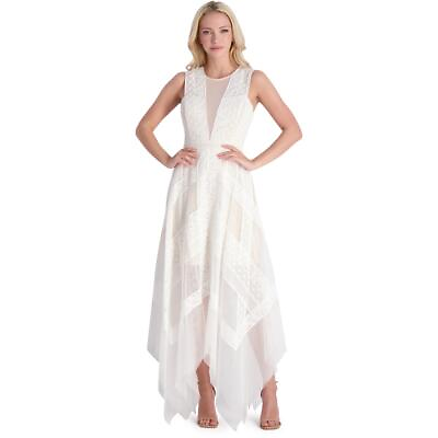 #ad BCBG Max Azria Andi Women’s Asymmetric Sleeveless Lace Handkerchief Dress $103.99