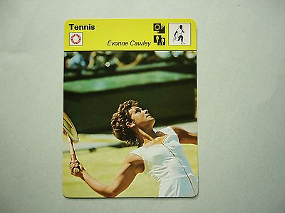 #ad 1977 1977 79 SPORTSCASTER TENNIS PHOTO EVONNE CAWLEY NICE $18.74