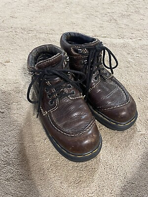 #ad Vintage Dr. Martens 90s Brown Boots 9275 Made in England Womens Size 7 US $47.50